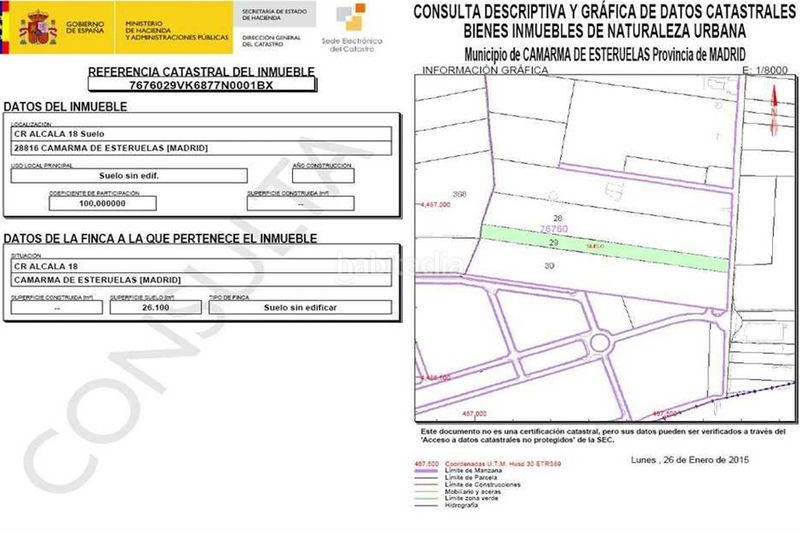 Foto 27fb9bf9-9622-49a8-9abd-27fc97cdf72d. Finca rústica a Camarma de Esteruelas