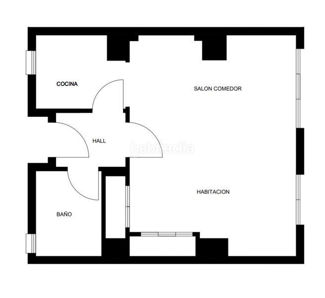 Foto b2179209-0744-42a3-8a1d-030e01c4214d. Location attique avec piscine dans Legazpi Madrid