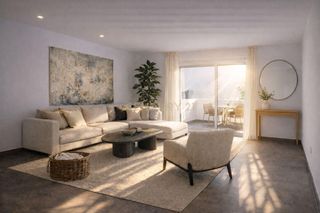 Casa adosada en Cala Vedella-Cala Tarida. Complejo exclusivo con piscina privada y vistas al atardecer