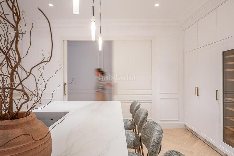 Foto 1c936b7f-d467-43fa-af6b-8aebc4474d69. Piso Recoletos impecable piso exterior con 3 balcones y una impresionante terraza de 119 m con jardín privado, un verdadero oasis urba en Madrid