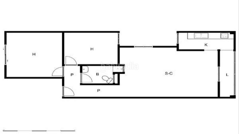 Foto 03088f4e-0139-4c06-923f-e76ea3c3288d. Piso  ocupado 63m2, 2 habitaciones, con balcón, en c republica dominicana, en Mataró