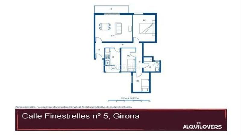 Foto 0c746f8d-2859-42a4-bf2e-9845d781afdf. Piso  alquilado 95 m2, 3 habitaciones, con balcón, en c finestrellessta eugenia, en Girona
