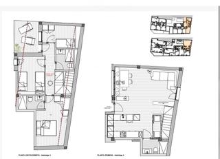 Zweistöckige Wohnung in Carrer major 70