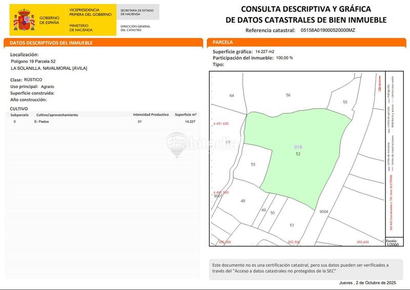 Foto 50cc0518-fbbe-4de7-b0ae-433fb191abc0. Finca rústica a Navalmoral