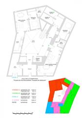 Casa aparellada  C. la fuente, 22. Casa patio con 2 viviendas