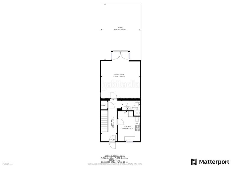 Foto bcfd181f-640c-4765-b3db-cb4d9cd0dd4c. Towny house with heating in Orcasitas Madrid