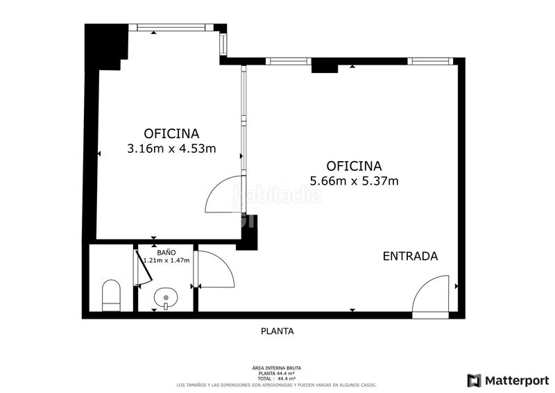 Foto 61ba55ab-9497-4ff8-95b7-6686d00ca9a6. Bureau avec chauffage dans Quintana Madrid