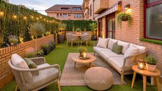 Appartement à Europolis. ^**^precioso bajo reformado con gran jardín privado, piscina y p