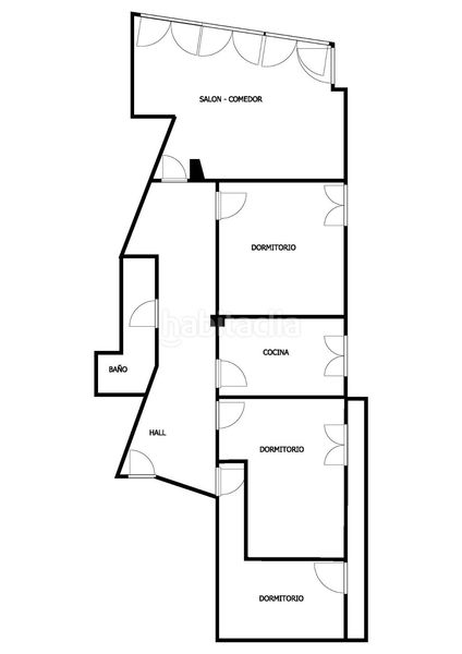 Piso de tres dormitorios con terraza en calle jabiru en Madrid - Imagen 9