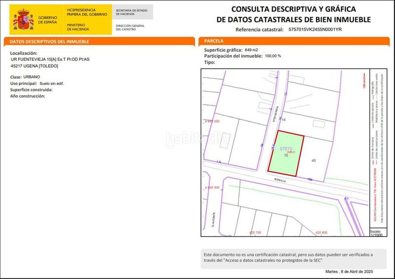 Foto 67e31a26-7ad9-4285-a80d-e7e7ed046ec8. Finca rústica a Ugena