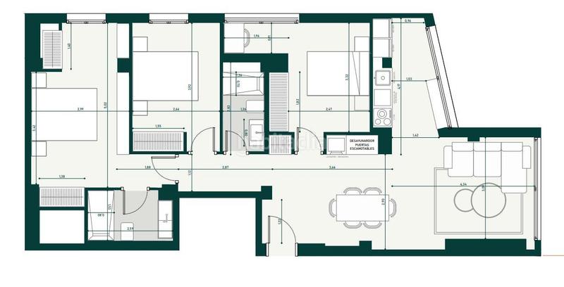 Foto 98e33a28-fdaf-4c4e-ad5c-c41922afa3e3. Appartement avec chauffage dans Ibiza Madrid