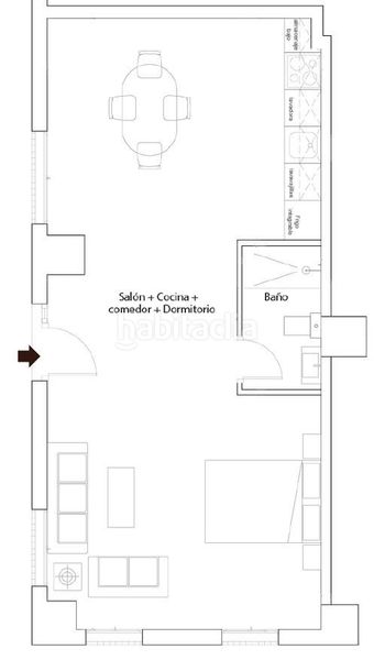 Foto 9bbed7bb-f15d-47c9-9dc6-3e06961fd653. Apartament amb calefacció a Canillejas Madrid