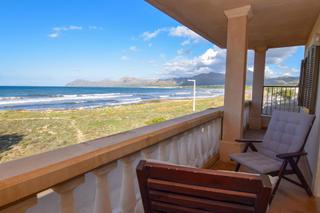 Rent Flat in Son Serra de Marina. Se alquila piso en primera línea de playa en son serra