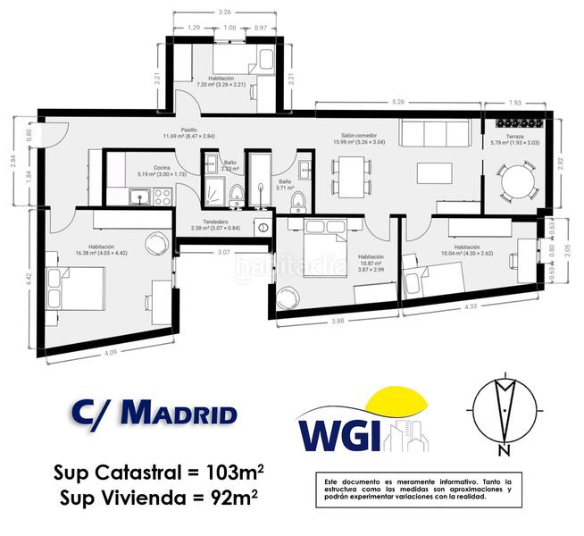 Foto b16148e0-9133-4785-9bbd-988aed725554. Alquiler piso wgi alquila en exclusiva fantástico piso en Getafe