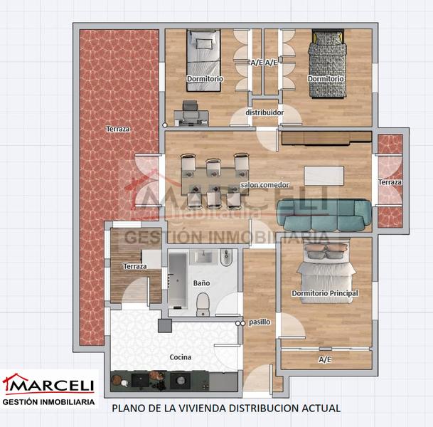 Foto e63eed1d-e8e0-419c-b9c7-ea725f3253ec. Appartamento con riscaldamento parcheggio in Las Águilas Madrid