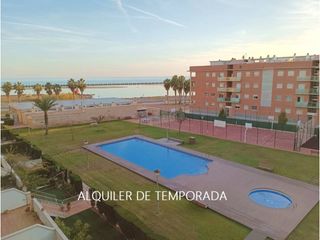 Location Appartement  Paseo riu llobregat 12. 1º de altura en alquiler de temporada en 1ª línea de mar  les sa