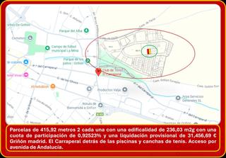 Terreny residencial a De los andaluces. Urbano parcelas en el sau 10 griñon carraperal