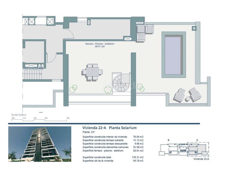 Foto e24b71ac-0a97-49e7-80c7-2acc956ebdad. Attique avec piscine dans Rincón Bajo Benidorm