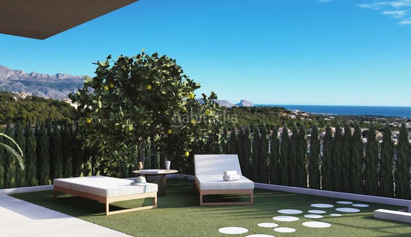 Foto 6c3f3bb1-260c-4b45-8cba-42bd99a23525. Casa adosada nuevochalet adosado con vistas al mar y montanas en Nucia (la)