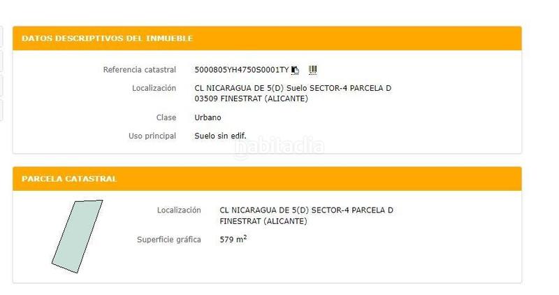 Foto 623555b1-bcb1-43d3-8796-9b2581799ab3. Terreno residenziale in calle nicaragua 5 in balcón de Finestrat-terra marina Finestrat