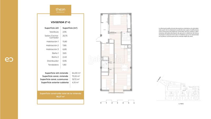 Foto a4d9b30d-5793-4002-b3af-973db8e73ccd. Appartement 99m<sup>2</sup> dans calle de pinto 18 dans Centro Fuenlabrada