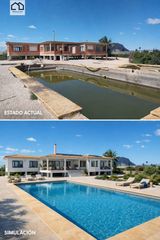 Lloguer Xalet a Molins - Campanete - San Bartolomé. Amplia villa en orihuela con vista a la sierra y amplio terreno