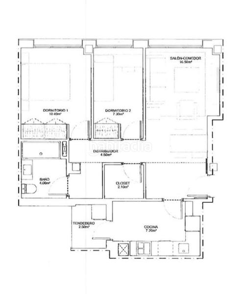 Foto bcec06f7-a0b6-4764-9f31-edd4ee86e0a6. Pis amb calefacció aparcament piscina a Los Hueros Villalbilla