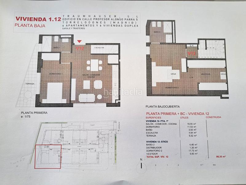 Foto c97447b5-ff71-4f36-bffd-888a3e51abba. Alquiler dúplex en calle profesor alonso parra 5 piso pueblo en Torrelodones