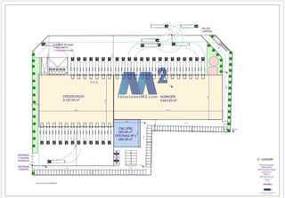 Miete Fabrikhalle in Villaverde Alto. Nave tipo c cross dock en alquiler de construcción en llave