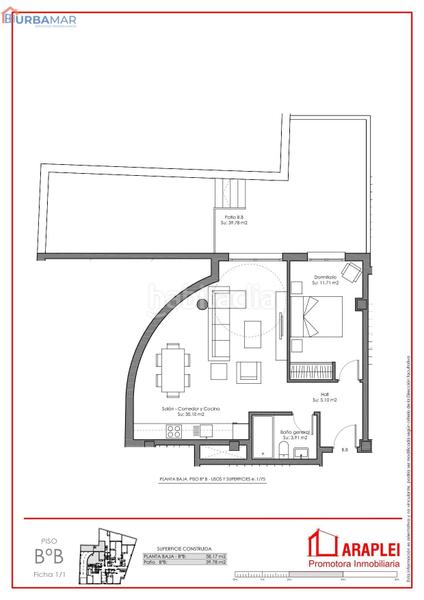 Foto 523a2a4a-55ed-41a1-bc26-a901fa5a3fb0. Etagenwohnung mit heizung in San José-Buenos Aires Pinto