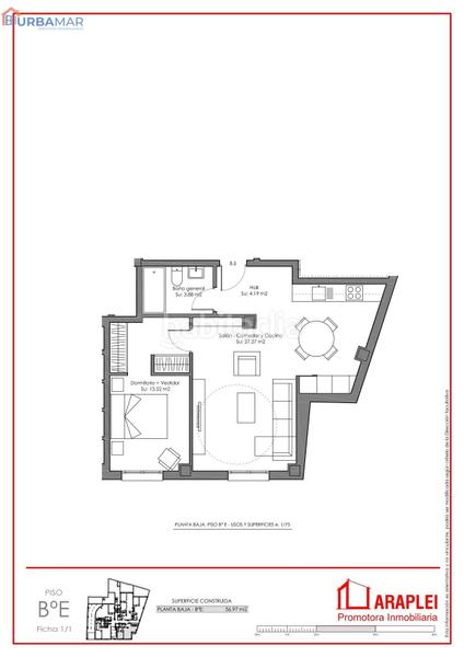 Foto 63d0e6d8-7d7b-464e-bf7f-01e7ac762277. Etagenwohnung mit heizung in San José-Buenos Aires Pinto