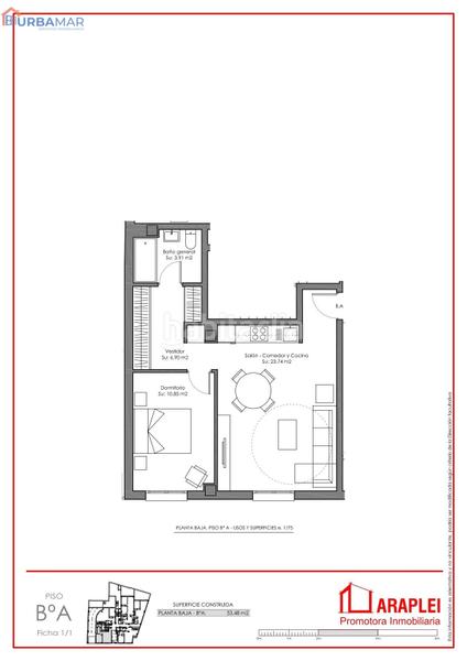 Foto c4793707-2d14-445d-8fb6-e54a21b07c79. Etagenwohnung mit heizung in San José-Buenos Aires Pinto