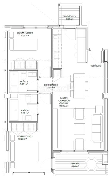 Foto 98845621-86c3-48ba-8a59-398121c4e3b5. Appartement 75m<sup>2</sup> dans concepción arenal 63 dans Las Cañas Guadalajara