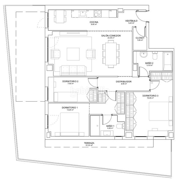 Foto ed49c838-e598-4586-931d-08539e7eaa2b. Piso 179m<sup>2</sup> en virgen de loreto 20 en Colonia-Bripac Alcalá de Henares