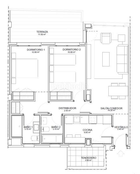 Foto a01dc93a-9437-420f-b76e-6bc4feedfd49. Pis 76m<sup>2</sup> a de aguas vivas 37 a Las Cañas Guadalajara