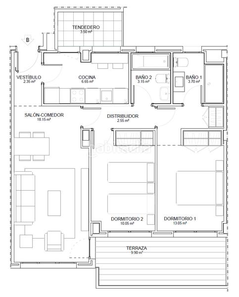 Foto 117ea75b-7764-4ff4-a963-de319a217cbf. Pis 77m<sup>2</sup> a de aguas vivas 37 a Las Cañas Guadalajara