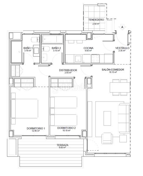 Foto 4a67dbac-f5e9-40d9-b5ca-58855f45f09f. Appartement 77m<sup>2</sup> dans de aguas vivas 37 dans Las Cañas Guadalajara