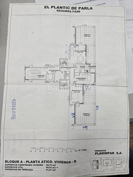 Foto 3b746188-8dd3-4d16-a252-da185073ba3f. Attique avec chauffage parking piscine dans La Ermita Parla