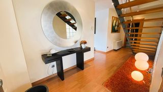 Rent Chalet  Carles bastús 7. Fantástica casa amueblada con jardín en alquiler en breda, con e