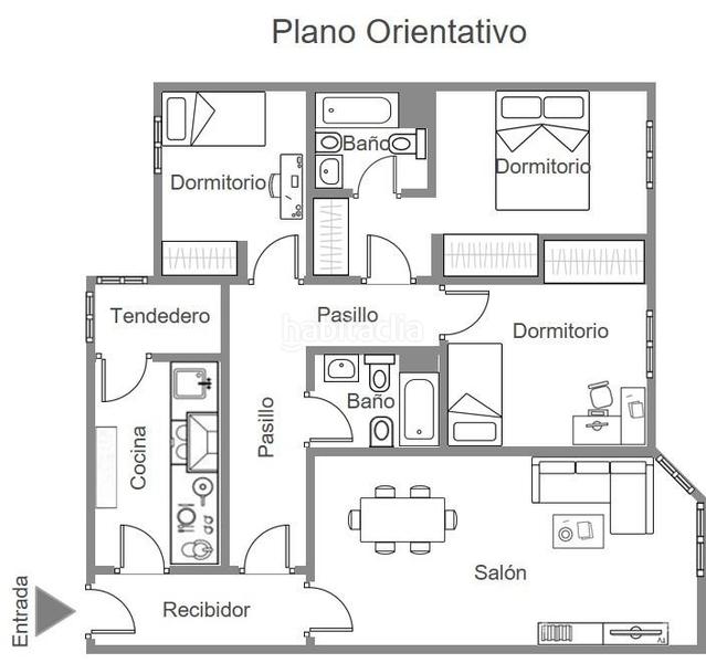 Foto 3937acdc-886c-4342-a0e4-d07d2f1eea43. Piso kasaurbana ofrece en venta acogedor piso en zona Hospital en Valdemoro
