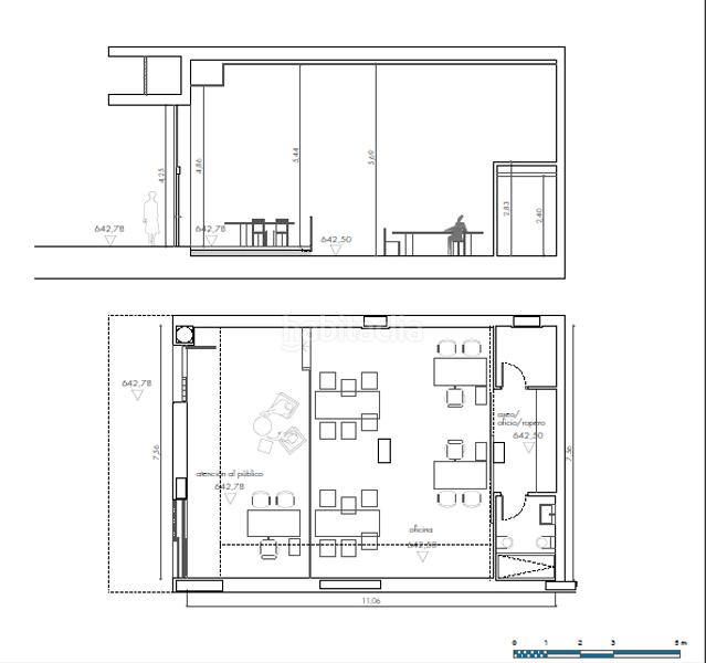 Foto ddb7d0bf-ff4b-483d-9441-ec748f893325. Oficina amplio y loft duplex, de 118 m2 y 2 dormitorios o 2 despachos; situado en urbanización cerradapróximo a la renfe valdebebas en Madrid