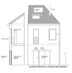 Maison jumelée à Centro - Casco Antiguo. Casa con proyecto de construcción