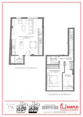 Flat in Calle de terreros 9. Duplex de 2 dormitorios obra nueva