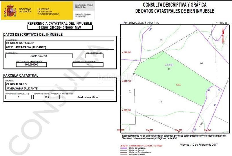 Foto 2b167526-33c7-41e3-95b4-f78b8a7f8ee8. Residential plot in Partida Comunes-Adsubia Xàbia