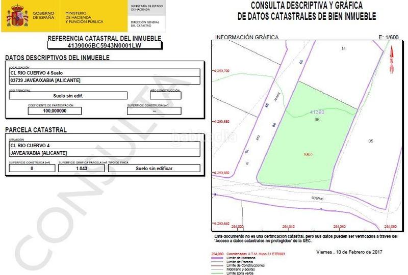 Foto 46f048d2-0ce0-48d2-874a-26c5653bd5db. Terrain résidentiel dans Partida Comunes-Adsubia Xàbia