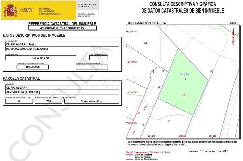 Foto bc6ae841-4a4d-4d2c-8cb8-a564667ce497. Wohngrundstück in Partida Comunes-Adsubia Xàbia