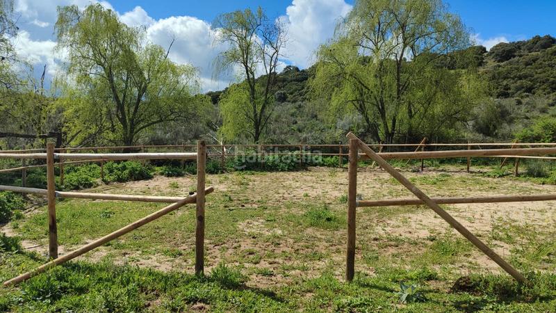 Foto f92f8bc4-7478-4097-9f8d-7e2ae6ae78a1. Finca rústica  para caballos o ganado a pié de carretera. dispone de agua . en Valdemorillo