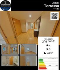 Dúplex en Carrer del viveret 163. Dúplex junto piscinas vallparadis. 4 dormitorios + balcón + terr