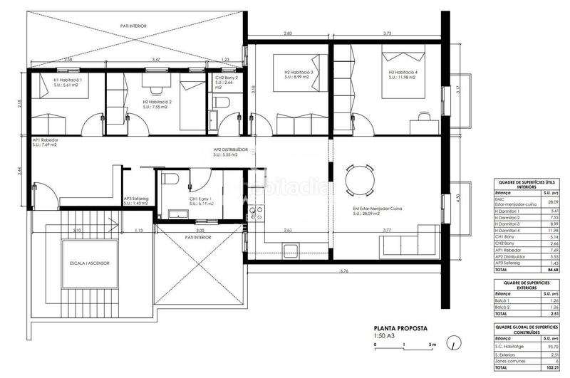 Foto 8775e0f6-3807-4fcc-af40-7a3324235926. Etagenwohnung mit heizung in Sant Antoni Barcelona
