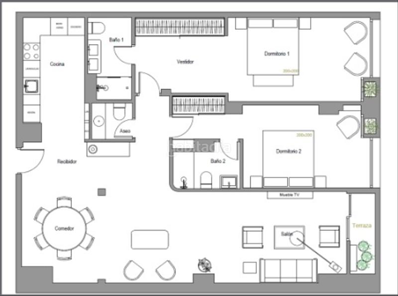 Foto d75b6834-d7a1-45b5-9312-bd517da141e7. Appartement avec chauffage parking dans Recoletos Madrid